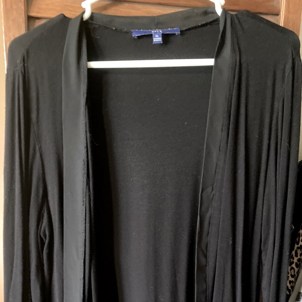 Black fringe cardigan